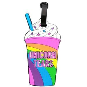 Unicorn shake‎ 3D Luggage Bag Tag Unique Travel Baggage Tags Suitcase Identifier